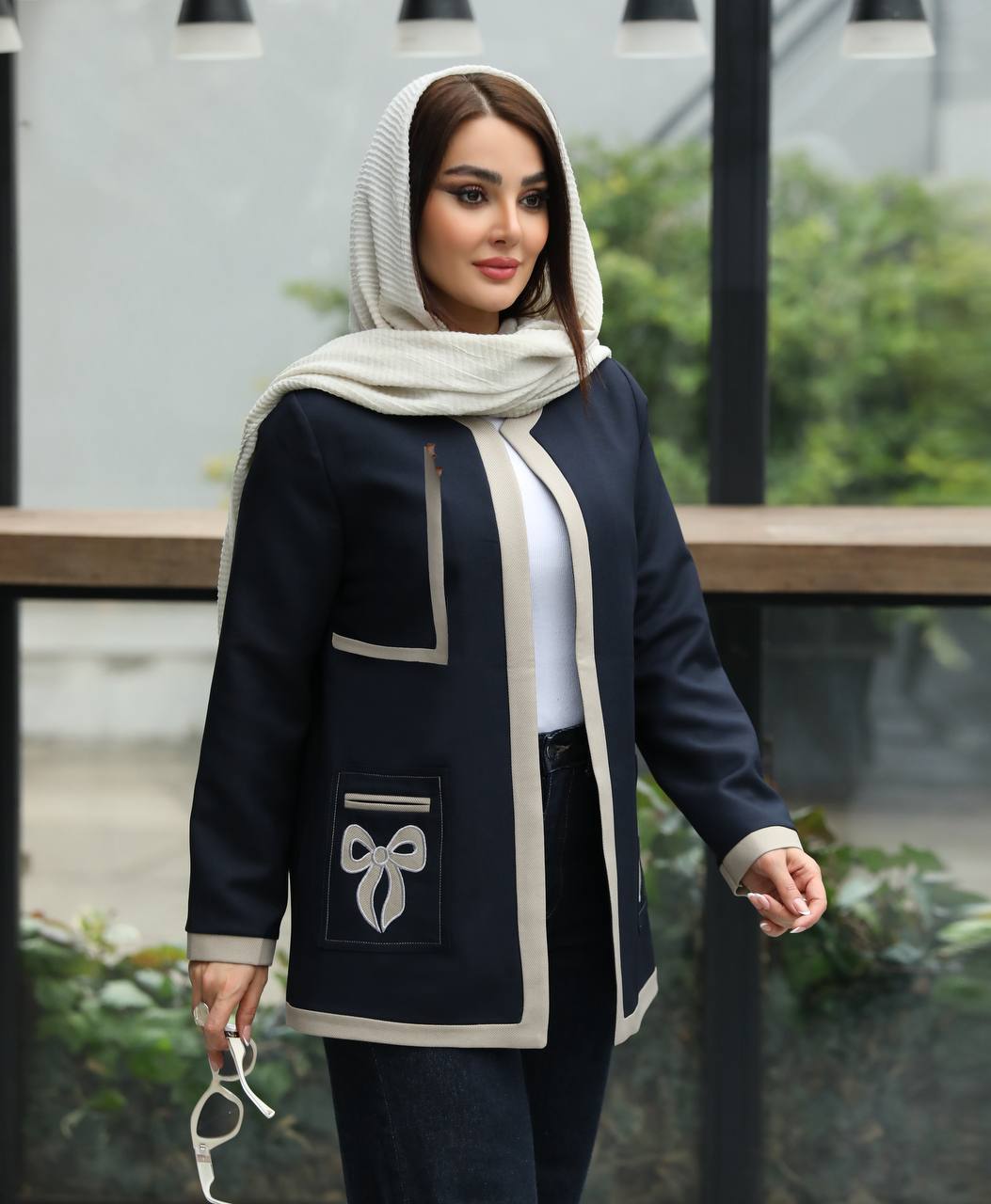 مانتو کتی گلدوزی