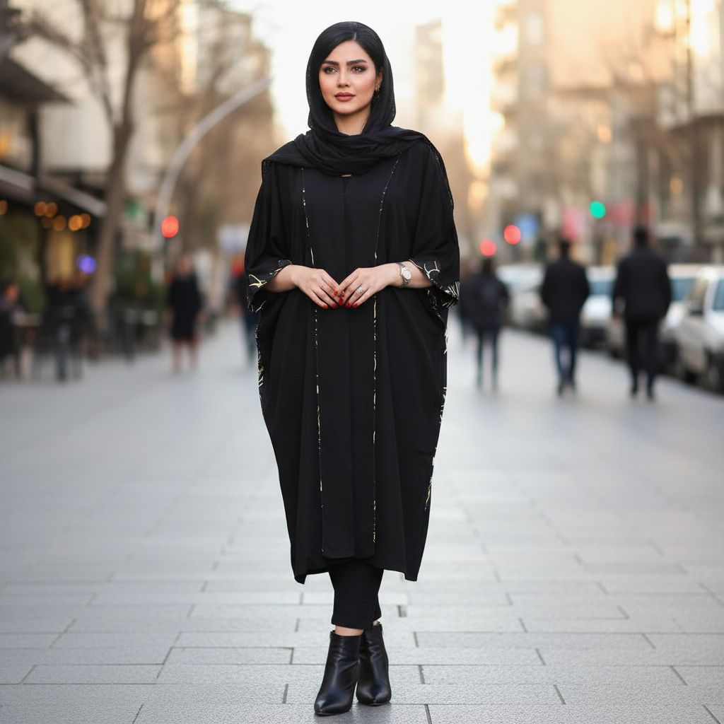 مانتو عبایی دایموند