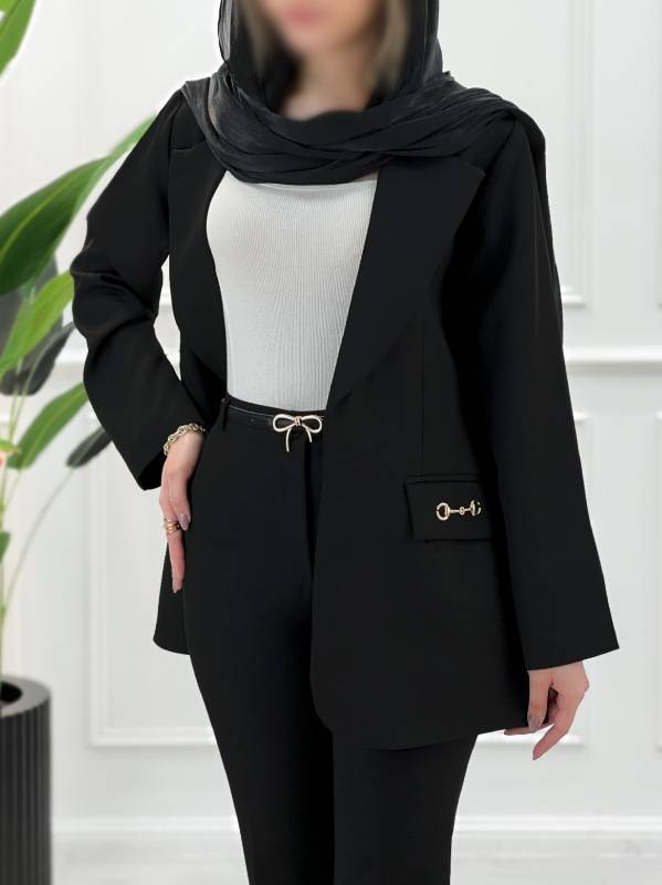 مانتو کتی دکمه قلبی