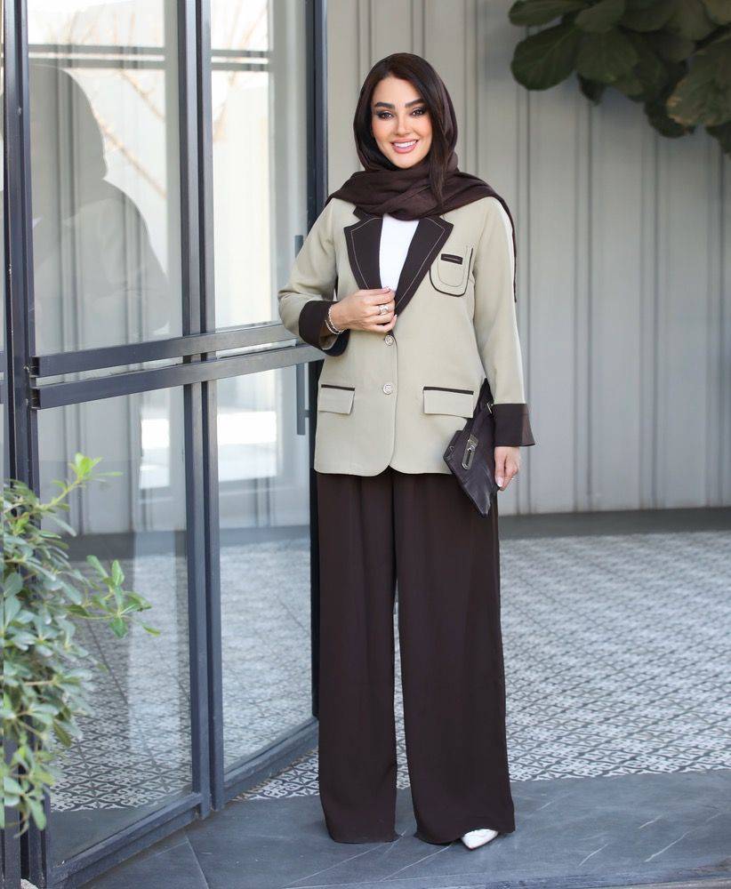 مانتو کتی یقه سفید