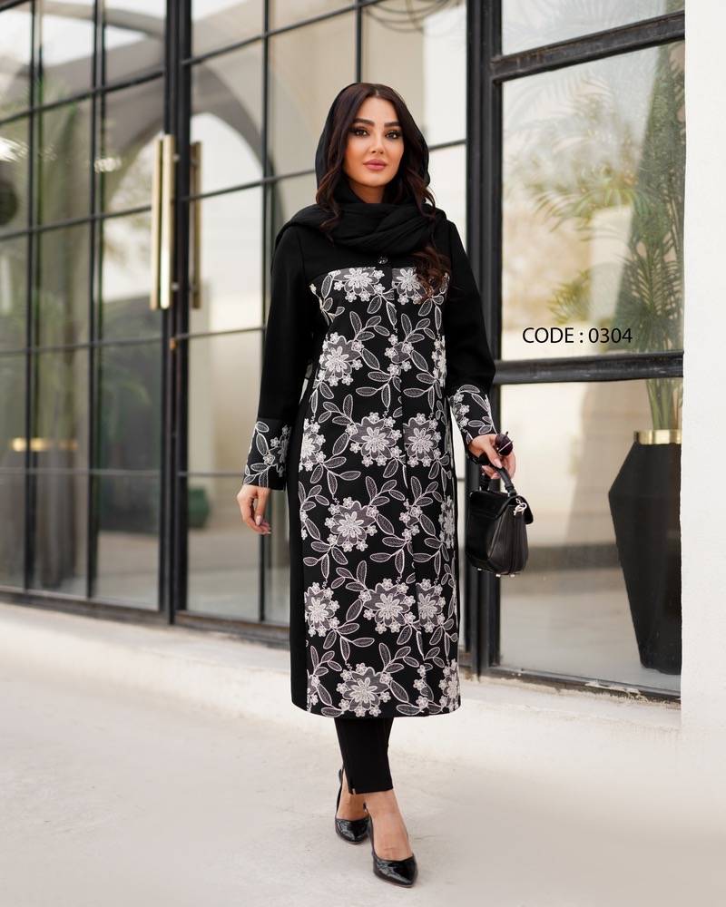 مانتو مجلسی بلند اشرافی زارا