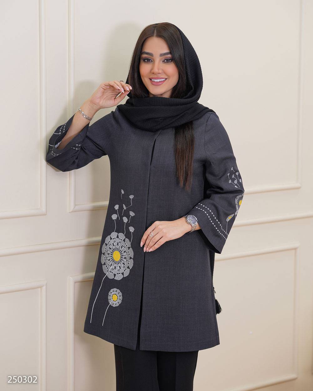 مانتو کتی گلدوزی پریسان