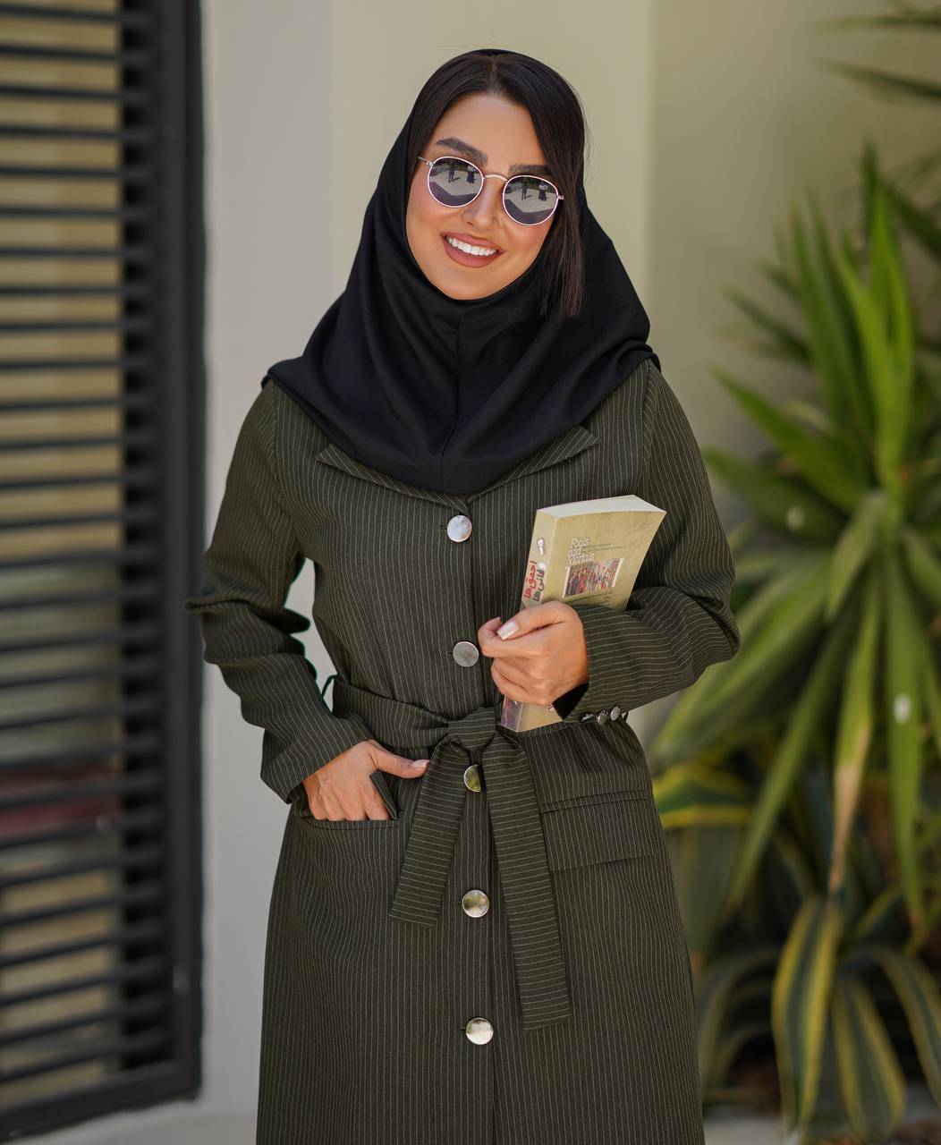 مانتو بلند دیپلمات کهربا