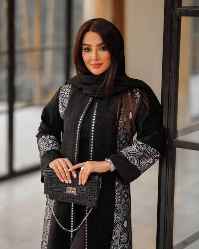 مانتو مجلسی بلند عاطی