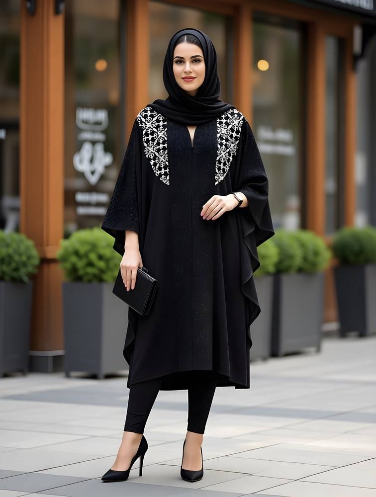 مانتو مجلسی پانچ سایز بزرگ زارا