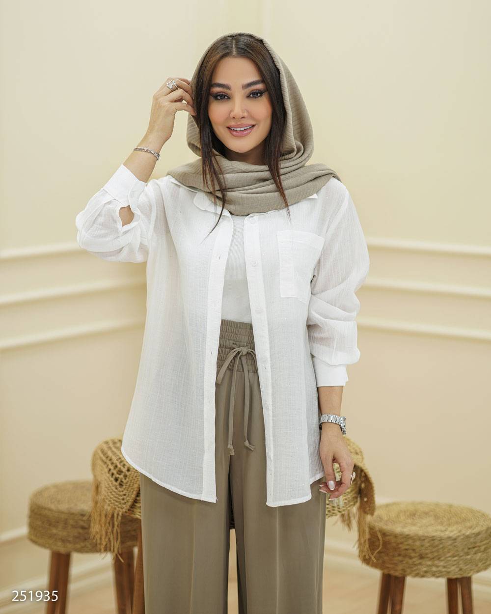شومیز حریر لمه دایکو