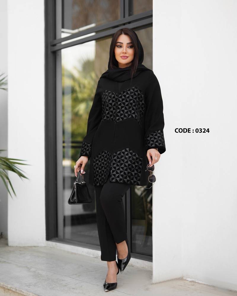 مانتو سوزندوزی سایزبزرگ زارا