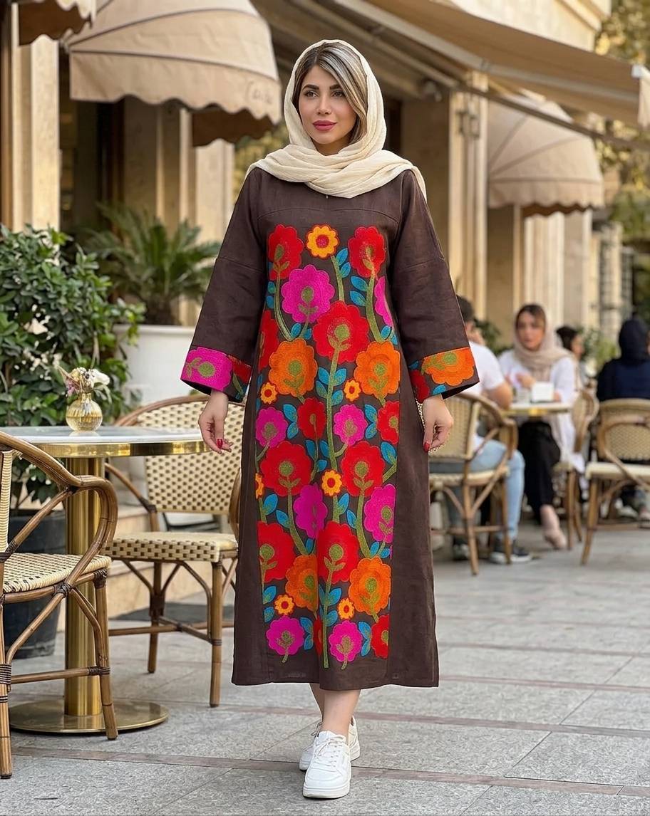 کفتان لینن بلوچ دوزی