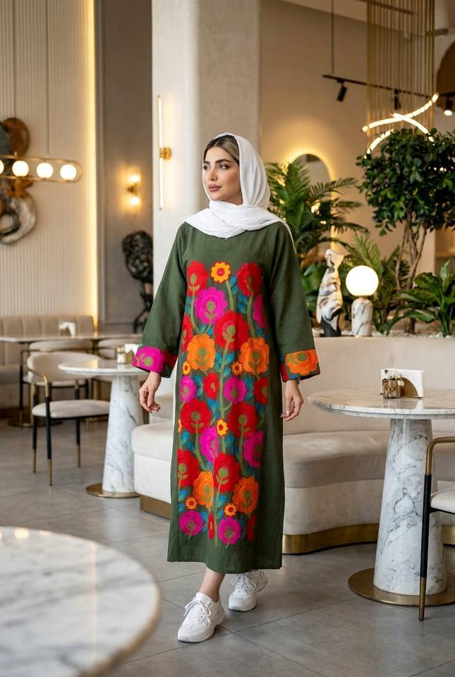کفتان لینن بلوچ دوزی