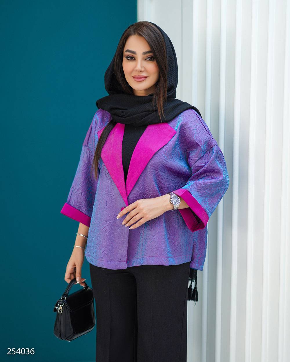 مانتو کتی ژاکارد آنادل