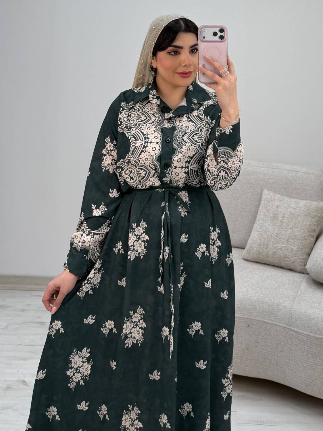 پیراهن ساحلی زنبق
