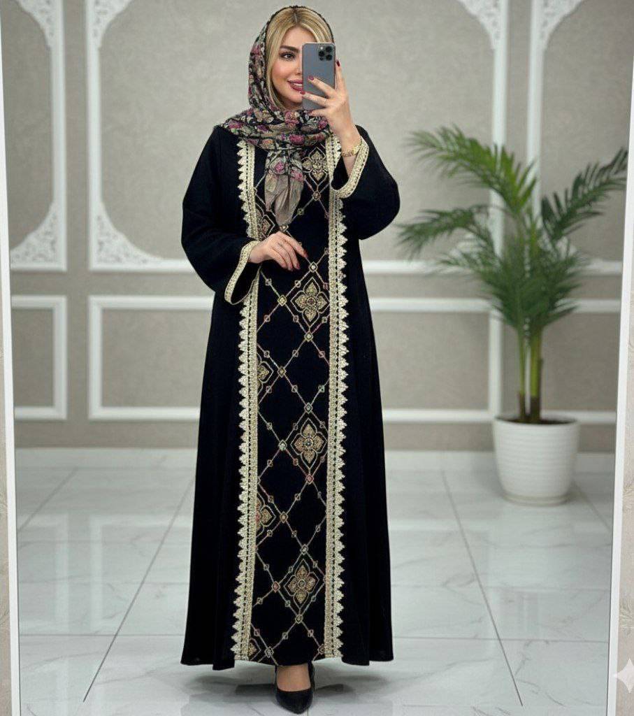 عبا با خرجکار هندی زرین