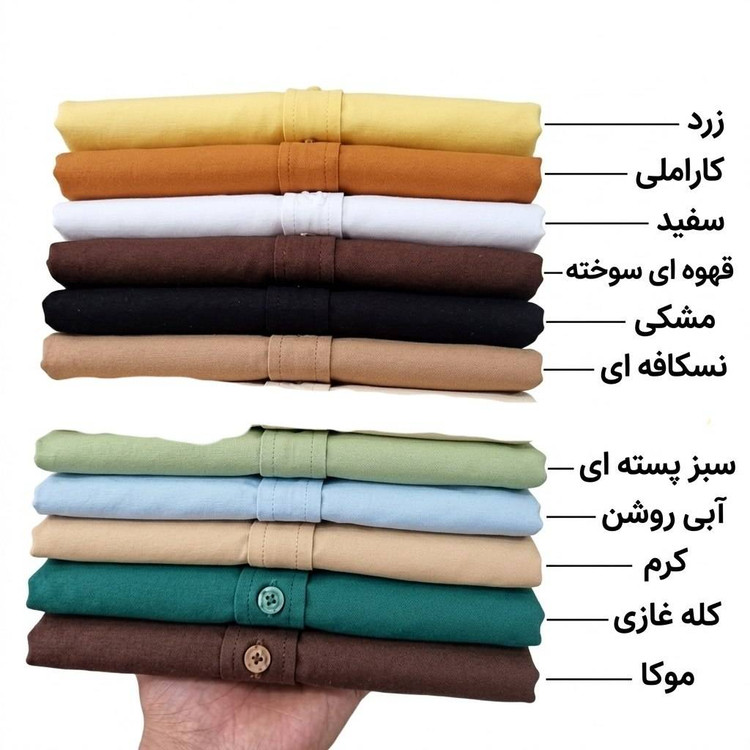 شومیز لینن گلدوزی تدی